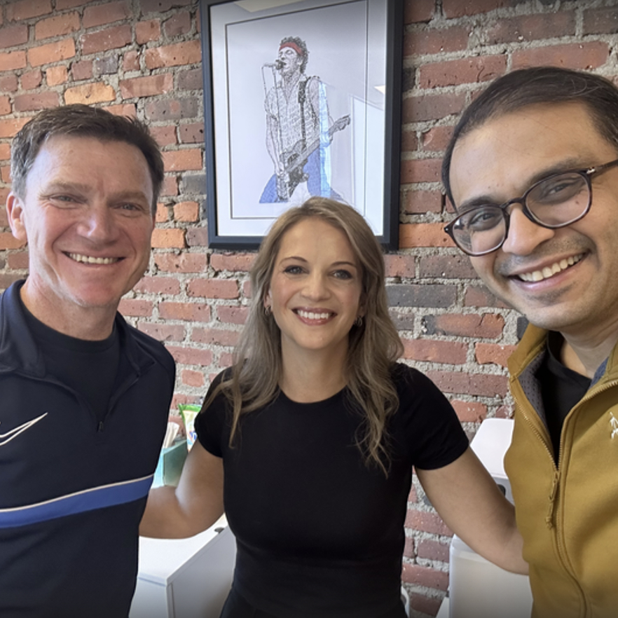 John (CEO), Jess (CMO), Vivek (CTO)
