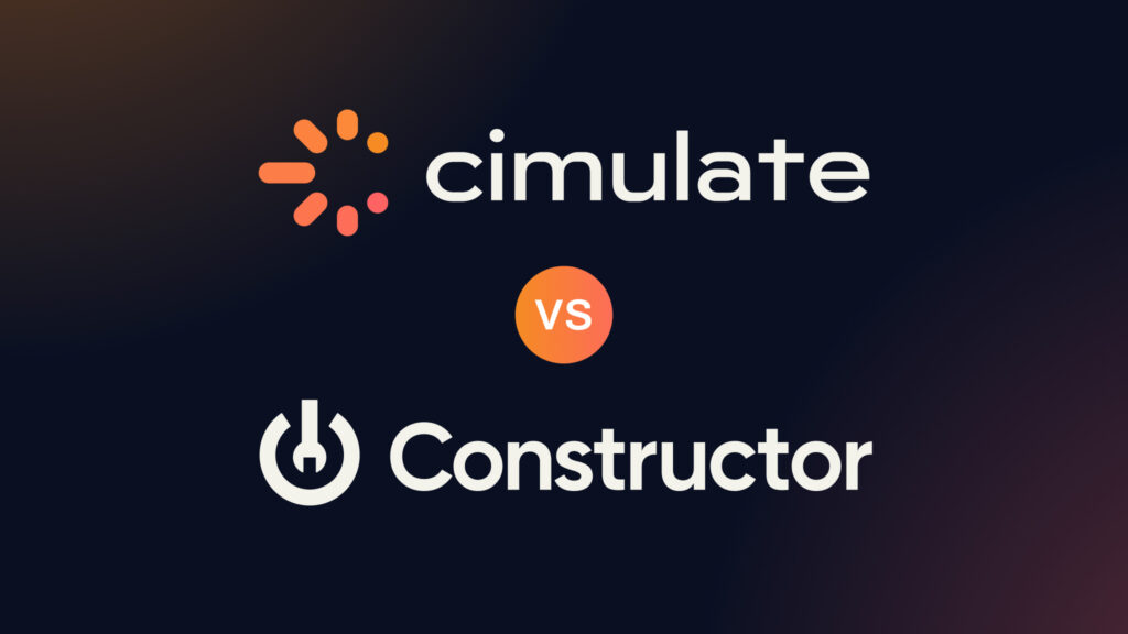 Cimulate vs. Constructor: Two leaders in AI-powered product discovery with distinct technical approaches