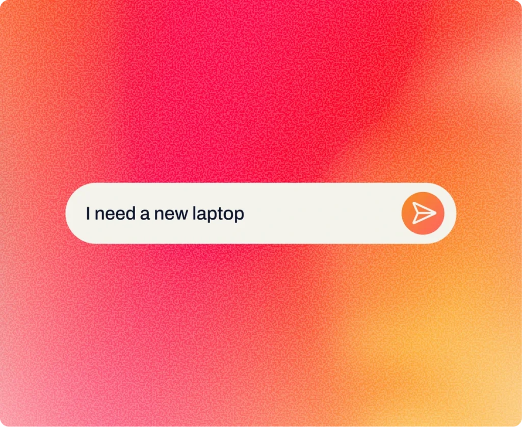 image showing "i need a new laptop search query"