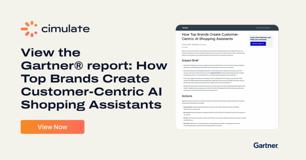 Gartner® Report: How Top Brands Create Customer-Centric AI Shopping Assistants